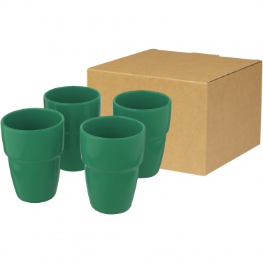 Logotrade promotional item image of: Staki 4-piece 280 ml stackable mug gift set