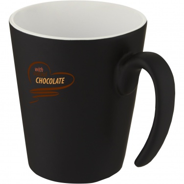 Logo trade promotional items picture of: Oli 360 ml ceramic mug with handle