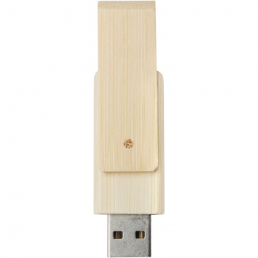 Logo trade advertising products image of: Rotate 4GB bamboo USB flash drive