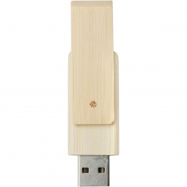 Logo trade promotional product photo of: Rotate 8GB bamboo USB flash drive