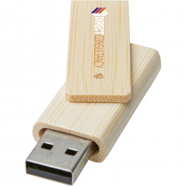 Logotrade promotional gift image of: Rotate 16GB bamboo USB flash drive