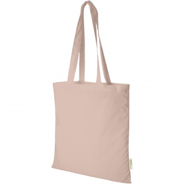 Logo trade promotional giveaways image of: Orissa 140 g/m² organic cotton tote bag 7L