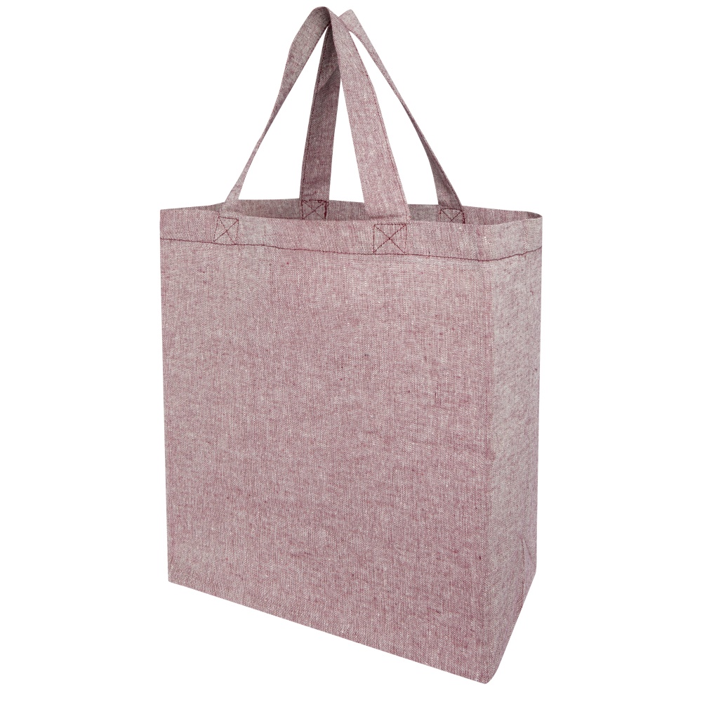 Logo trade advertising products image of: Pheebs 150 g/m² recycled gusset tote bag 13L