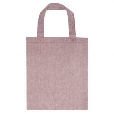 Logo trade promotional giveaway photo of: Pheebs 150 g/m² recycled gusset tote bag 13L