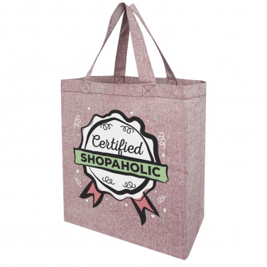 Logotrade promotional merchandise picture of: Pheebs 150 g/m² recycled gusset tote bag 13L