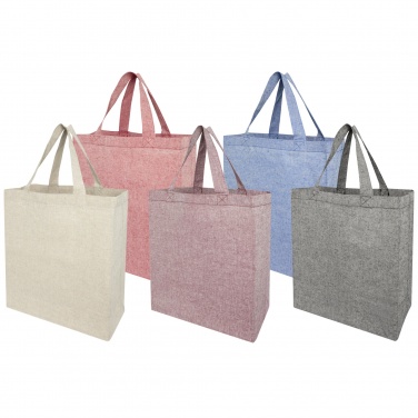 Logo trade corporate gifts image of: Pheebs 150 g/m² recycled gusset tote bag 13L