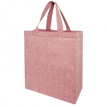 Logo trade business gift photo of: Pheebs 150 g/m² recycled gusset tote bag 13L