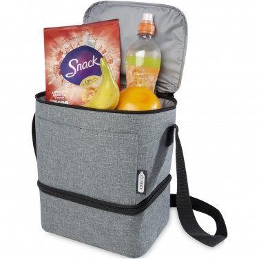 Logo trade corporate gifts picture of: Tundra 9-can GRS RPET lunch cooler bag 9L