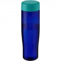 H2O Active® Eco Tempo 700 ml screw cap water bottle, Aqua / Blue