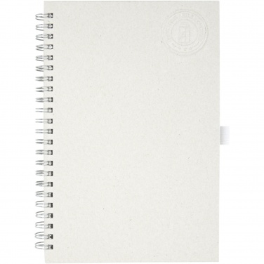 Logotrade promotional merchandise image of: Dairy Dream A5 size reference recycled milk cartons spiral notebook