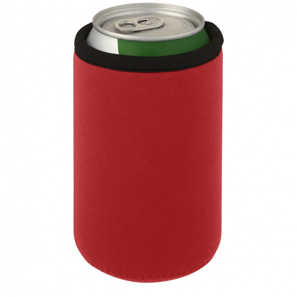 Logotrade promotional giveaway image of: Vrie recycled neoprene can sleeve holder