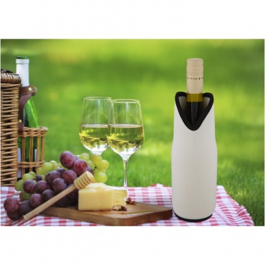 Logo trade promotional products picture of: Noun recycled neoprene wine sleeve holder