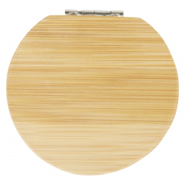 Logo trade advertising products image of: Afrodit bamboo pocket mirror