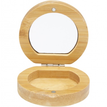 Logotrade promotional giveaway picture of: Afrodit bamboo pocket mirror