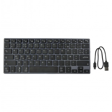 Logo trade promotional merchandise image of: Hybrid performance Bluetooth keyboard - AZERTY