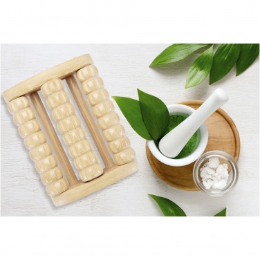 Logo trade advertising product photo of: Venis bamboo foot massager