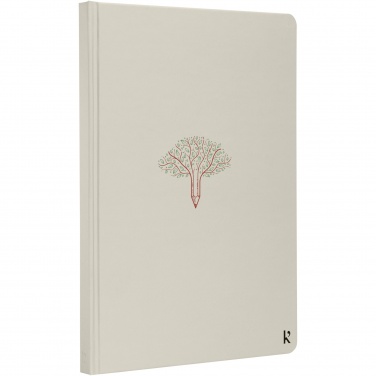 Logotrade promotional merchandise image of: Karst® A5 stone paper hardcover notebook - lined