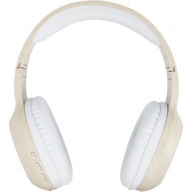 Logotrade promotional item image of: Riff wheat straw Bluetooth® headphones with microphone