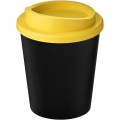 Americano® Espresso Eco 250 ml recycled tumbler , Solid black / Yellow