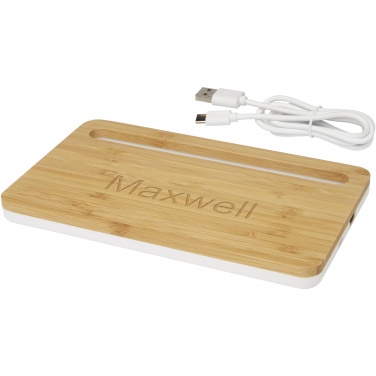 Logotrade advertising product image of: Medake 10W bamboo wireless charger