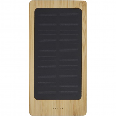 Logotrade promotional gifts photo of: Alata 8000 mAh bamboo solar power bank