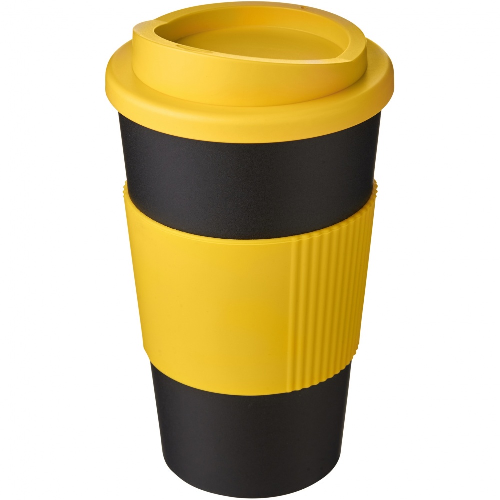 Logo trade promotional gifts image of: Americano® 350 ml insulated tumbler with grip