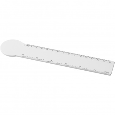 Logotrade promotional giveaways photo of: Tait 15 cm circle-shaped recycled plastic ruler 