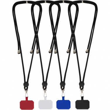 Logo trade promotional gift photo of: Kubi phone lanyard