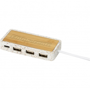 Logo trade promotional product photo of: Terrazzo USB 2.0 hub