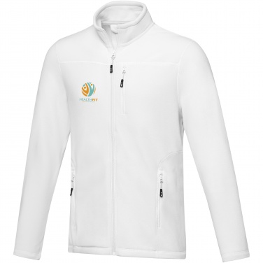 Logo trade promotional gifts image of: Amber men's GRS recycled full zip fleece jacket