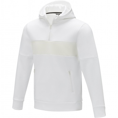 Logotrade business gift image of: Sayan men's half zip anorak hooded sweater