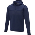 Sayan men's half zip anorak hooded sweater, Navy