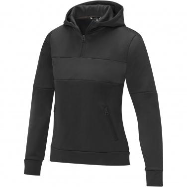 Logotrade promotional merchandise photo of: Sayan women's half zip anorak hooded sweater