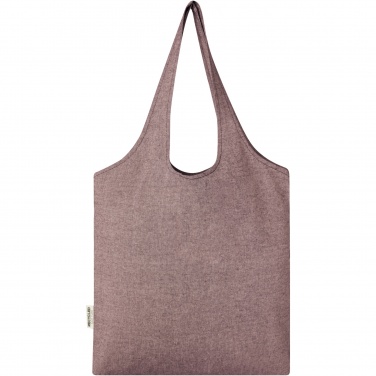 Logo trade promotional product photo of: Pheebs 150 g/m² recycled cotton trendy tote bag 7L