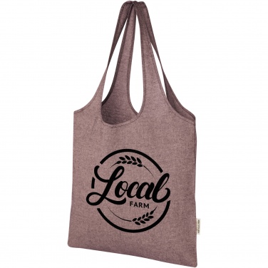 Logotrade promotional item image of: Pheebs 150 g/m² recycled cotton trendy tote bag 7L