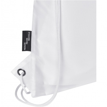 Logo trade promotional merchandise picture of: Adventure recycled insulated drawstring bag 9L