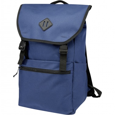 Logotrade promotional gift picture of: REPREVE® Our Ocean™ 15" GRS RPET laptop backpack 19L