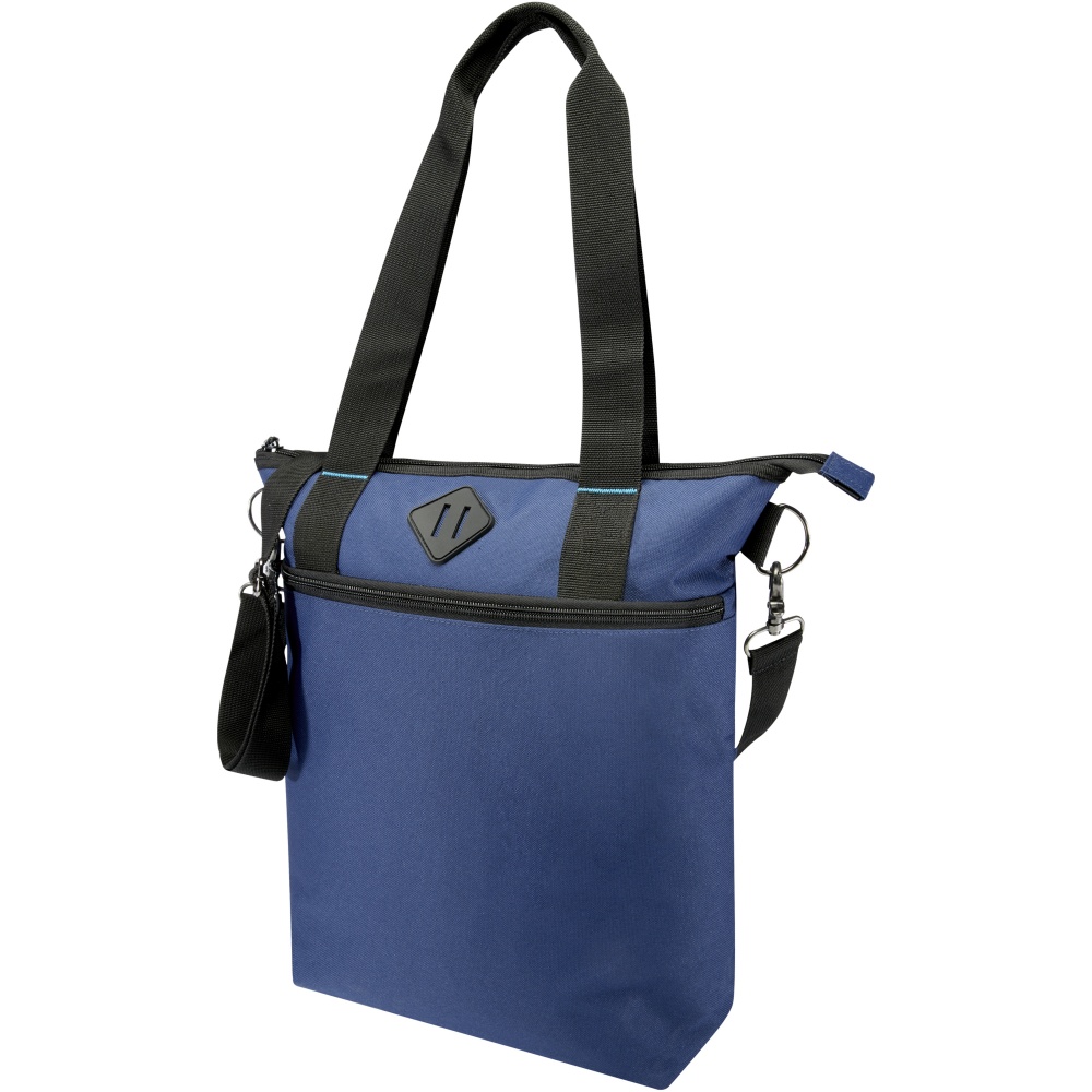 Logo trade corporate gifts picture of: REPREVE® Our Ocean™ 15" GRS RPET laptop tote bag 12L