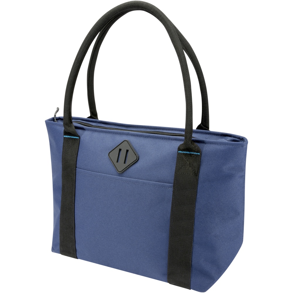 Logotrade promotional product picture of: REPREVE® Our Ocean™ 12-can GRS RPET cooler tote bag 11L