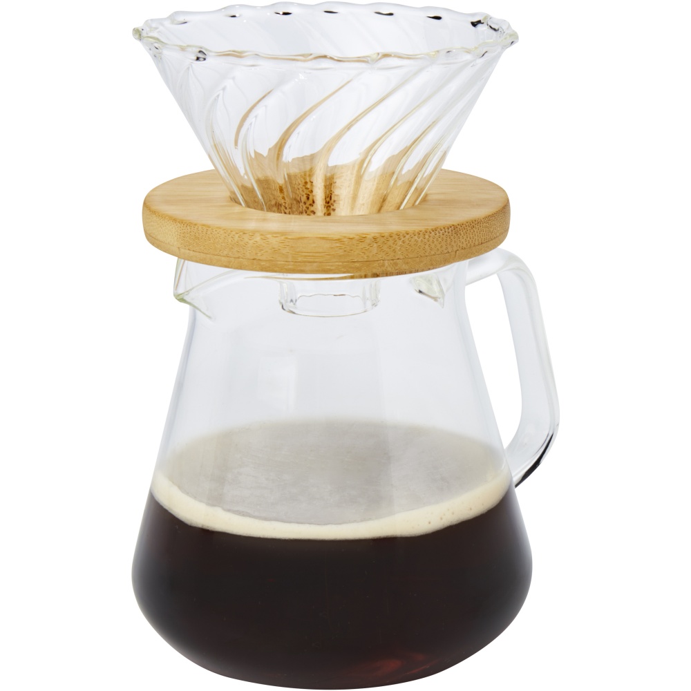 Logo trade promotional giveaway photo of: Geis 500 ml glass coffee maker