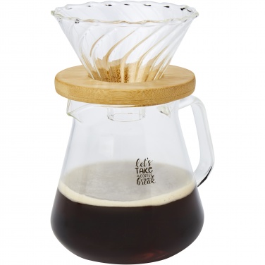 Logo trade promotional items picture of: Geis 500 ml glass coffee maker