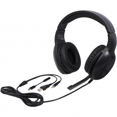 Logo trade promotional merchandise picture of: Gleam gaming headphones