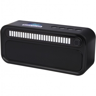 Logo trade promotional merchandise image of: Music Level 5W RGB mood light Bluetooth® speaker