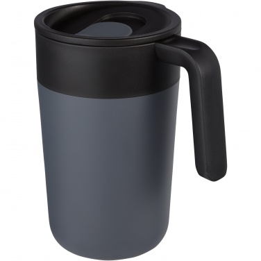 Logo trade corporate gifts picture of: Nordia 400 ml double-wall recycled mug