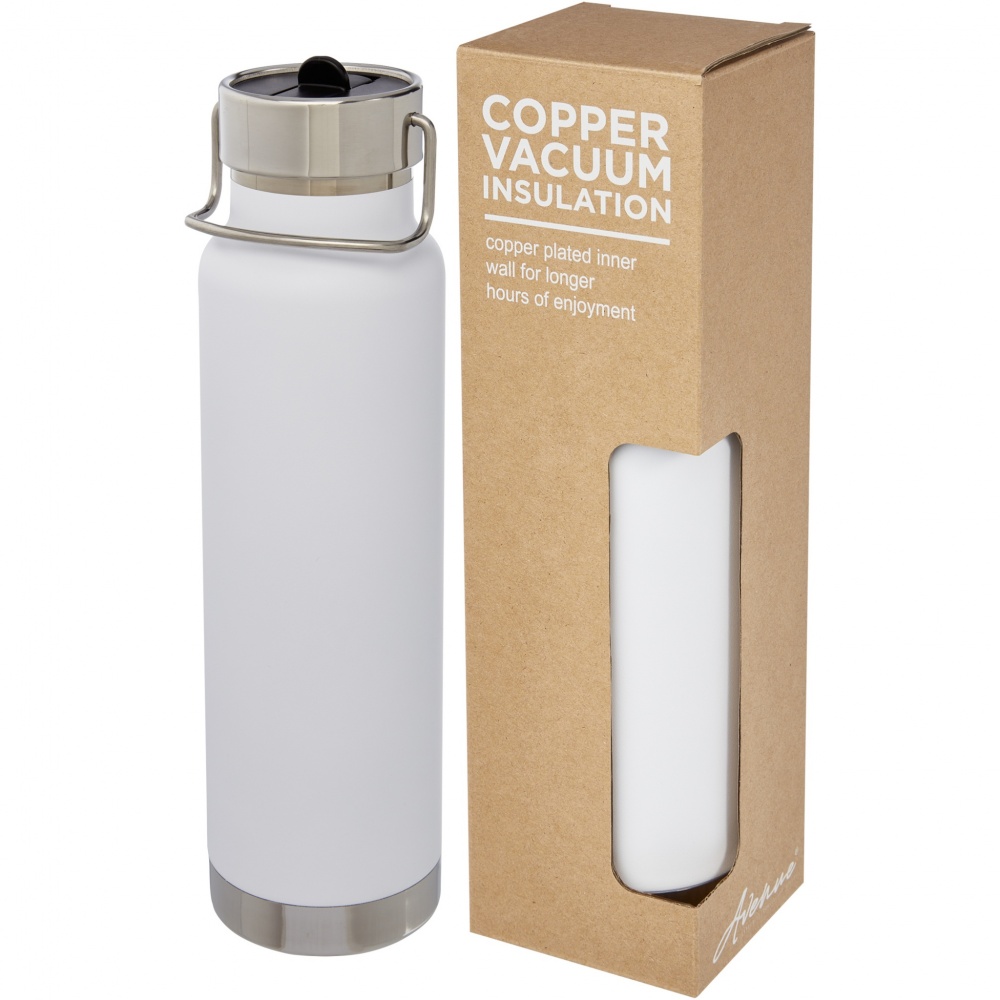 Logo trade corporate gifts image of: Thor 750 ml copper vacuum insulated sport bottle