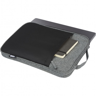 Logo trade business gift photo of: Reclaim 14" GRS recycled two-tone laptop sleeve 2.5L