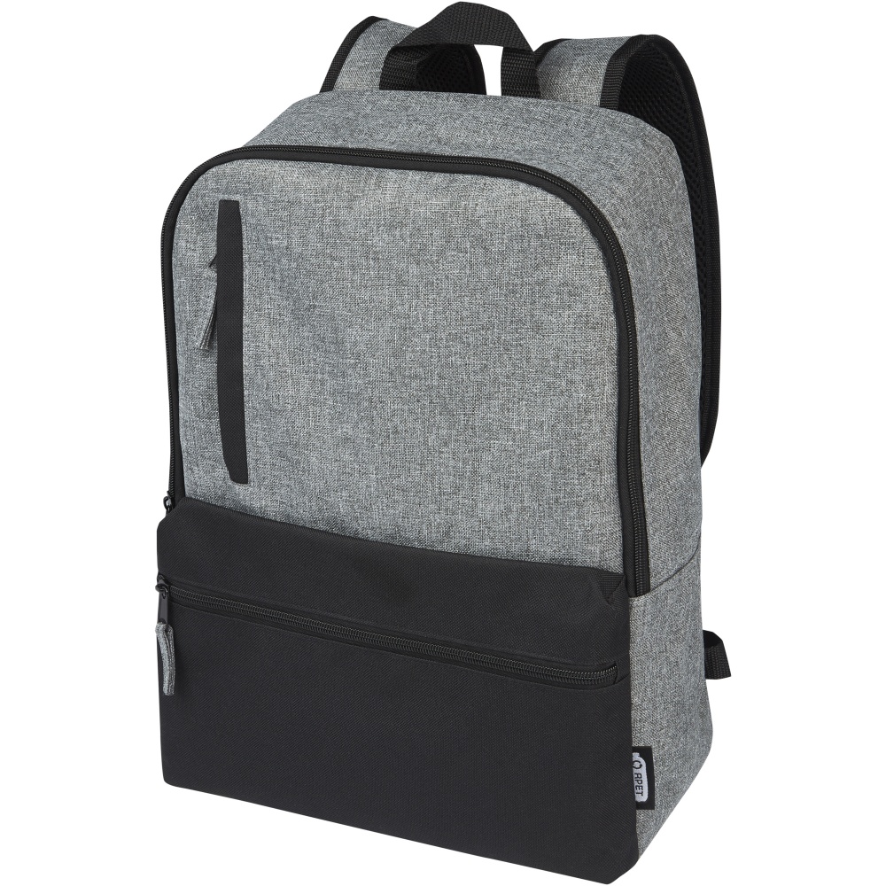 Logo trade promotional gifts picture of: Reclaim 15" GRS recycled two-tone laptop backpack 14L