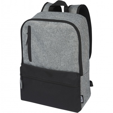 Logo trade promotional gift photo of: Reclaim 15" GRS recycled two-tone laptop backpack 14L