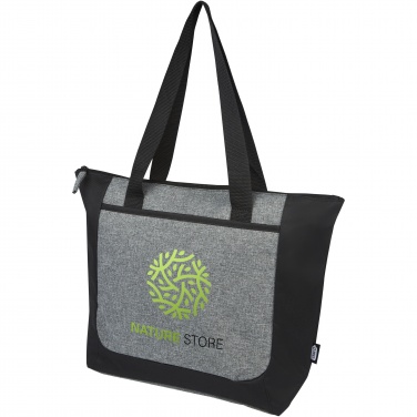 Logotrade promotional giveaway picture of: Reclaim GRS recycled two-tone zippered tote bag 15L