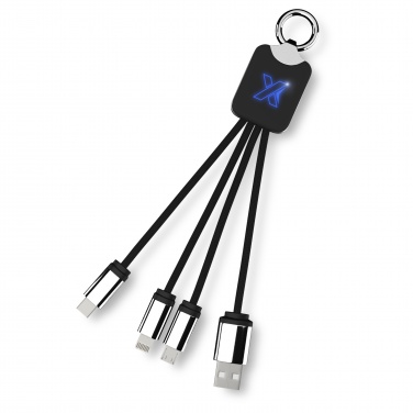 Logo trade promotional gifts image of: SCX.design C15 quatro light-up cable